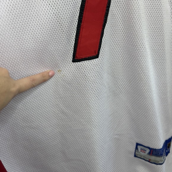 Arizona Cardinals #7 Reebok NFL Jersey Mens 50 XL White Red Stitched Y2K - Picture 7 of 16